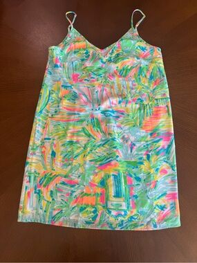 Lilly Pulitzer Neon Strappy Dress- Size Small